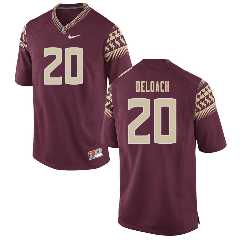 Men #20 Kalen Deloach Florida State Seminoles College Football Jerseys Sale-Garnet